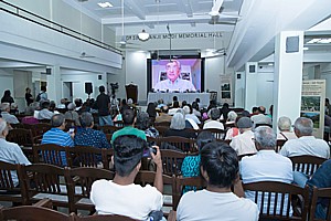 Bittu Sahgal, President Bombay Natural History Society & Founder, Sancturay Nature Foundation - prerecorded video screened